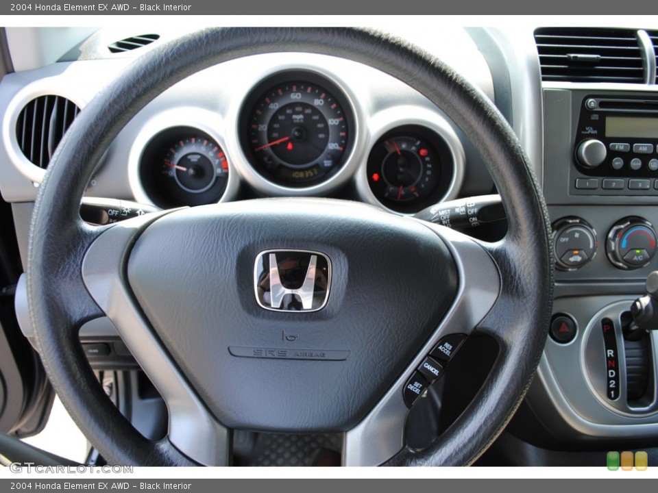 Black Interior Steering Wheel for the 2004 Honda Element EX AWD #49957067