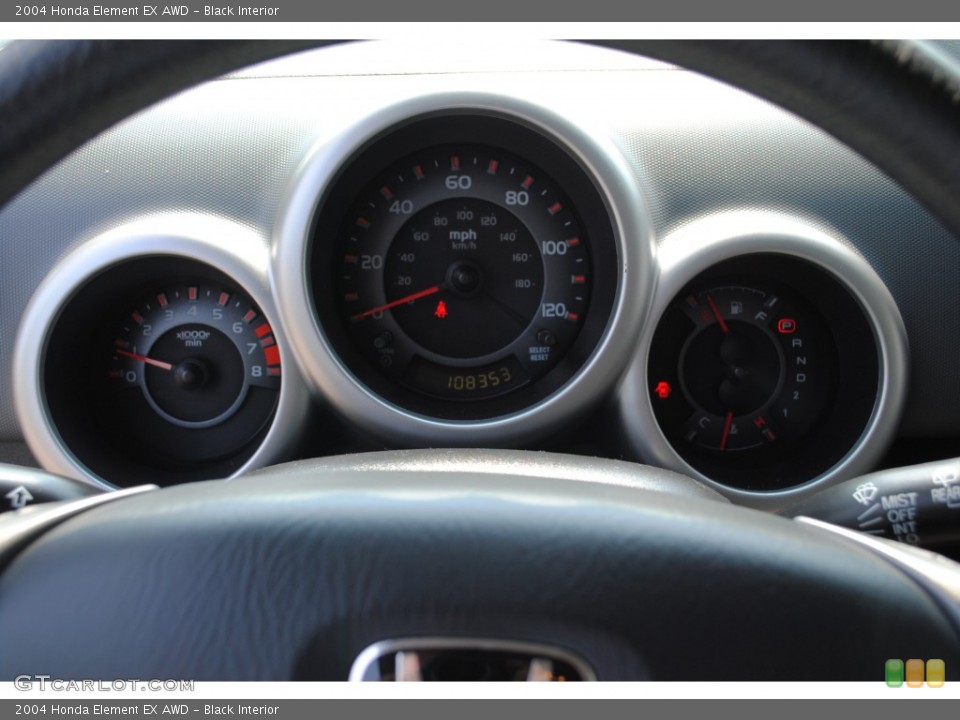 Black Interior Gauges for the 2004 Honda Element EX AWD #49957100