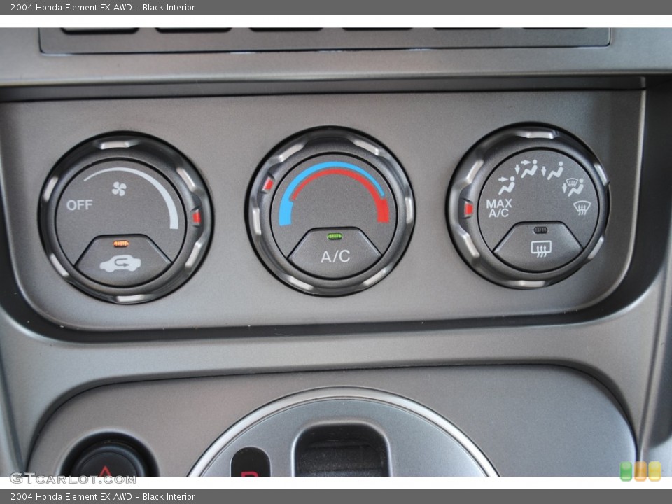 Black Interior Controls for the 2004 Honda Element EX AWD #49957157