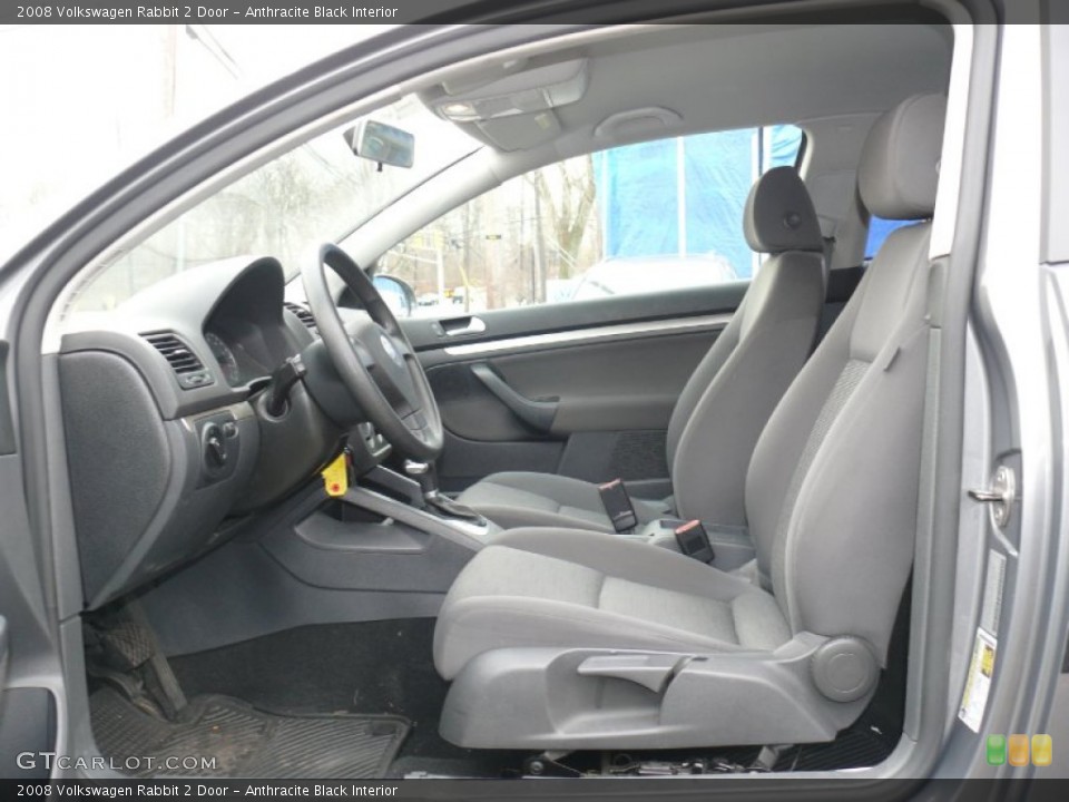 Anthracite Black Interior Photo for the 2008 Volkswagen Rabbit 2 Door #49958093