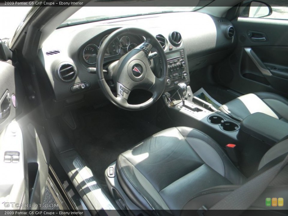 Ebony Interior Photo for the 2009 Pontiac G6 GXP Coupe #49958291