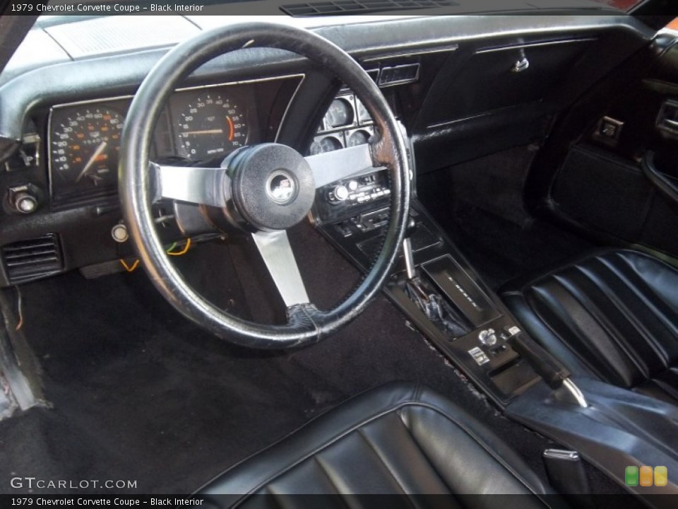 Black 1979 Chevrolet Corvette Interiors