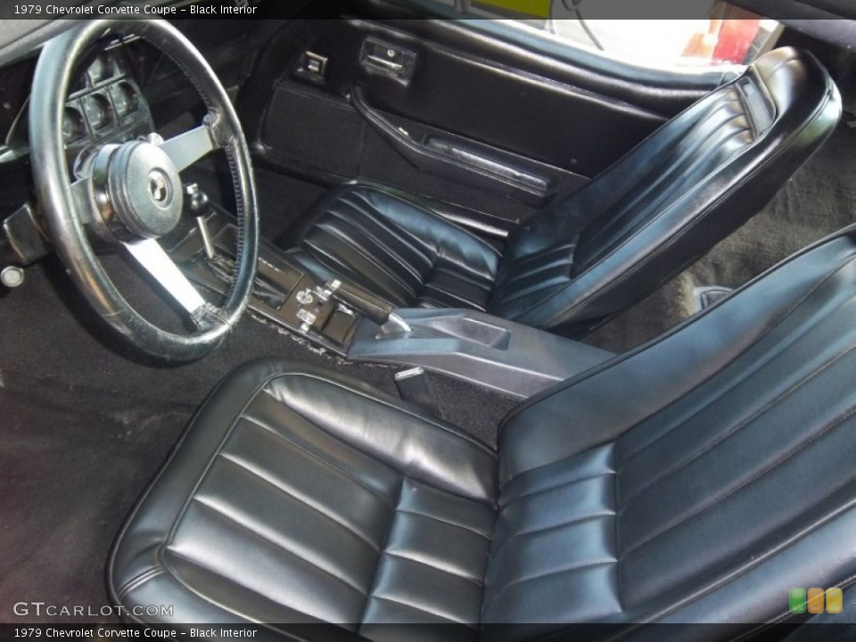 Black Interior Photo for the 1979 Chevrolet Corvette Coupe #49959827