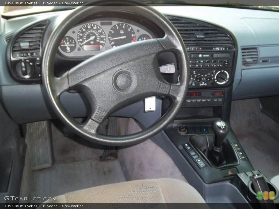 Grey Interior Dashboard for the 1994 BMW 3 Series 318i Sedan #49960355