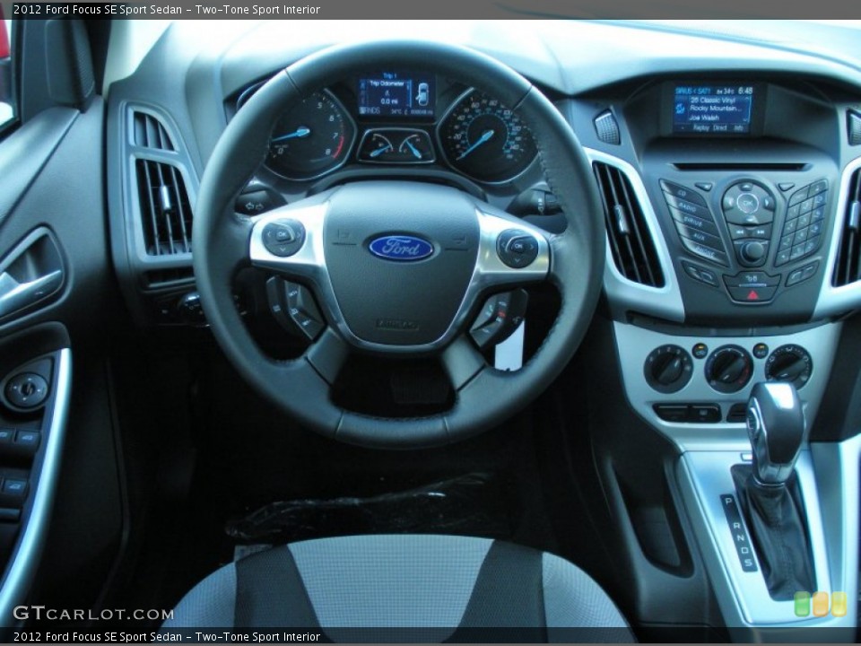 Two-Tone Sport Interior Dashboard for the 2012 Ford Focus SE Sport Sedan #49960697