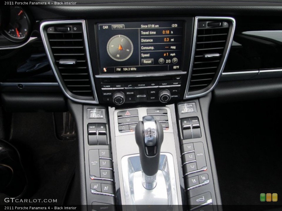 Black Interior Controls for the 2011 Porsche Panamera 4 #49962065