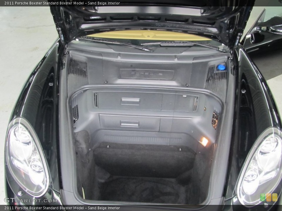 Sand Beige Interior Trunk for the 2011 Porsche Boxster  #49962341
