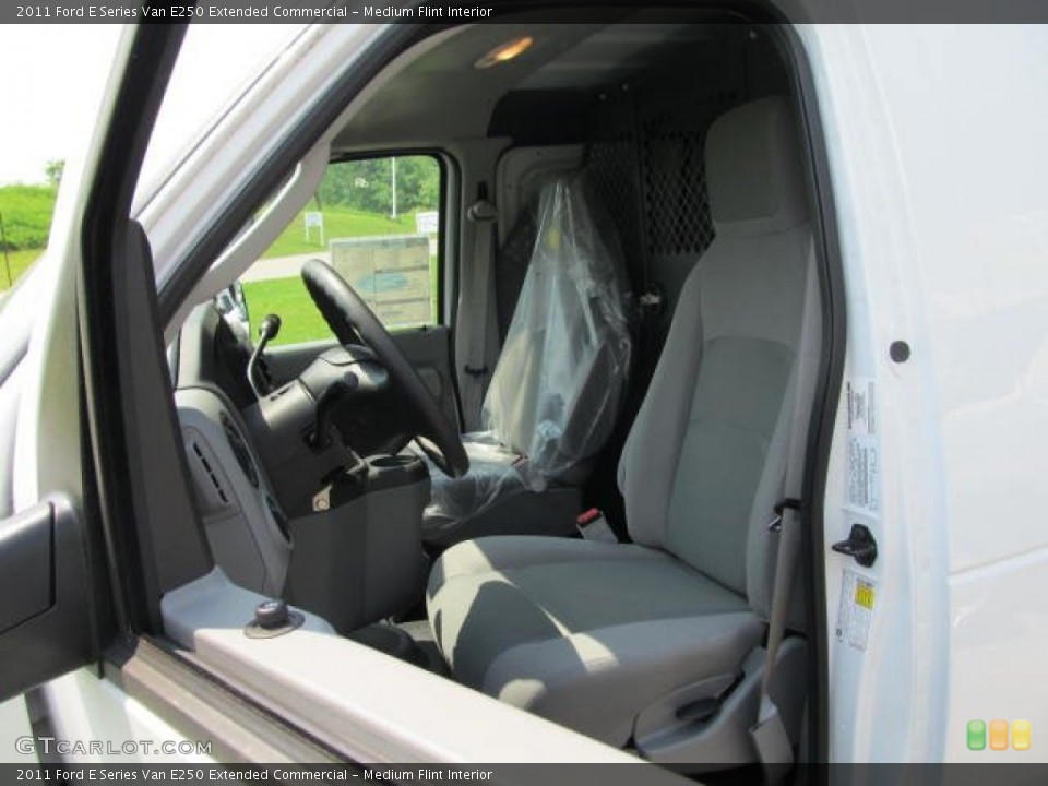 Medium Flint Interior Photo for the 2011 Ford E Series Van E250 Extended Commercial #49964105
