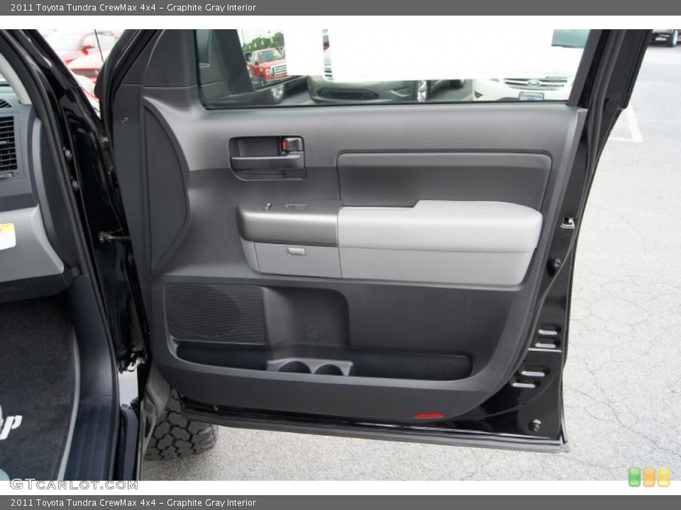 Graphite Gray Interior Door Panel for the 2011 Toyota Tundra CrewMax 4x4 #49968933