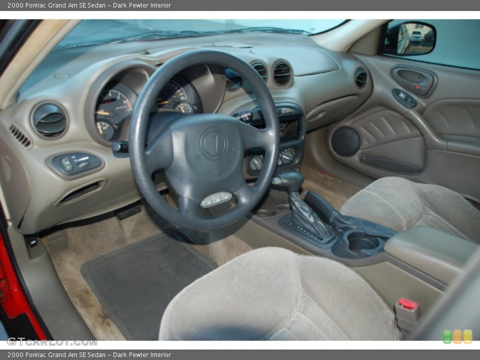 Dark Pewter Interior Photo for the 2000 Pontiac Grand Am SE Sedan #49971519