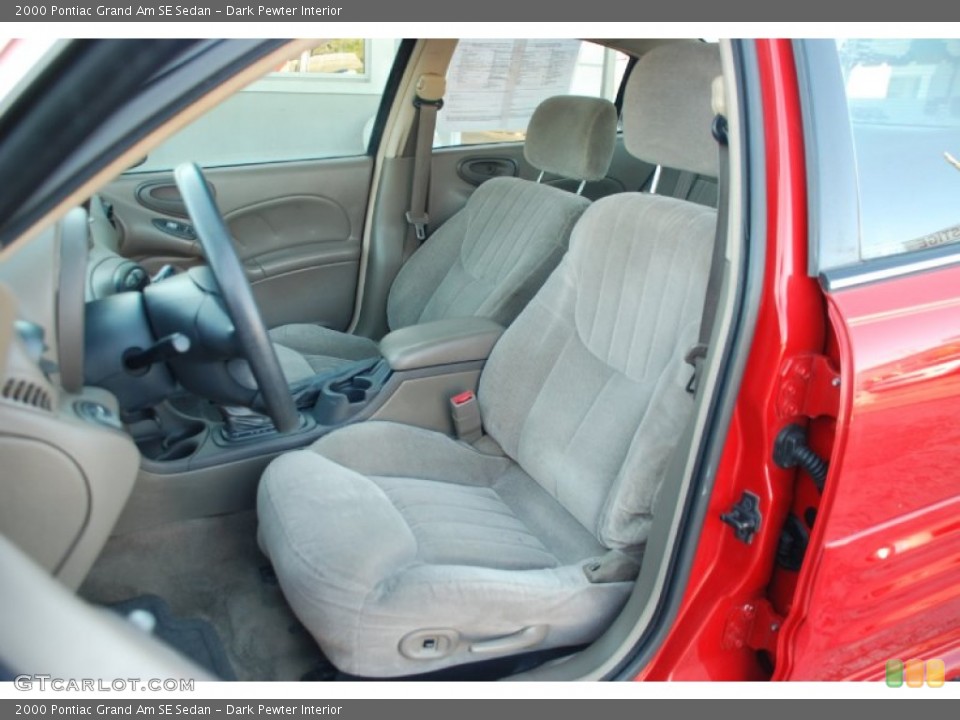 Dark Pewter Interior Photo for the 2000 Pontiac Grand Am SE Sedan #49971537