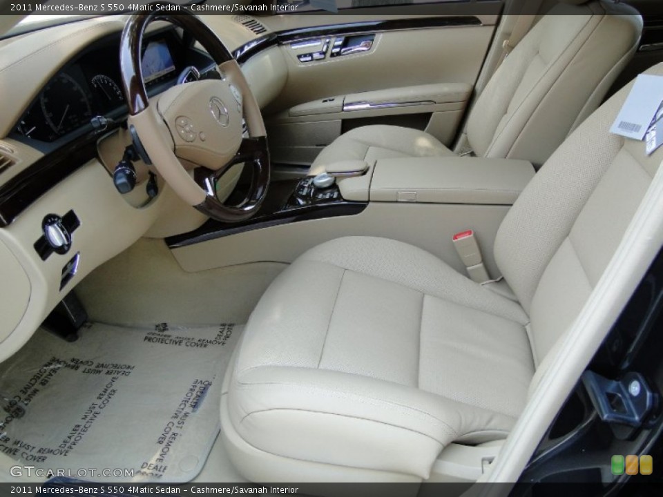 Cashmere/Savanah Interior Photo for the 2011 Mercedes-Benz S 550 4Matic Sedan #49971648