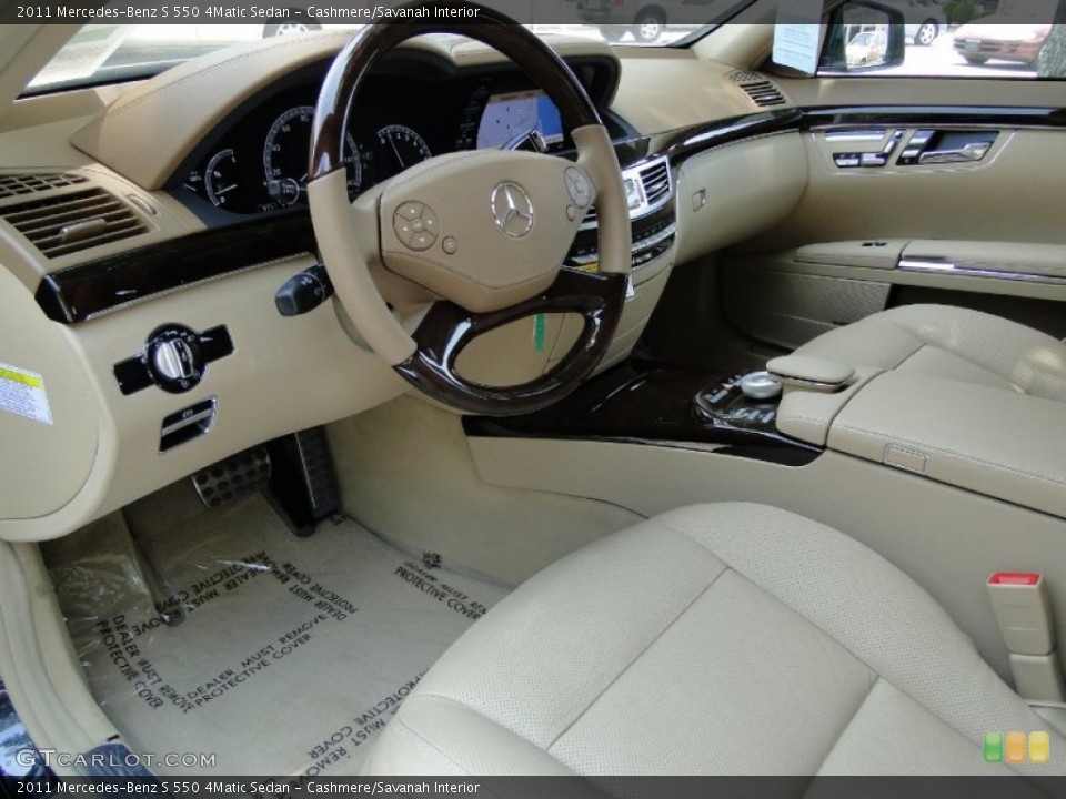Cashmere/Savanah Interior Photo for the 2011 Mercedes-Benz S 550 4Matic Sedan #49971681