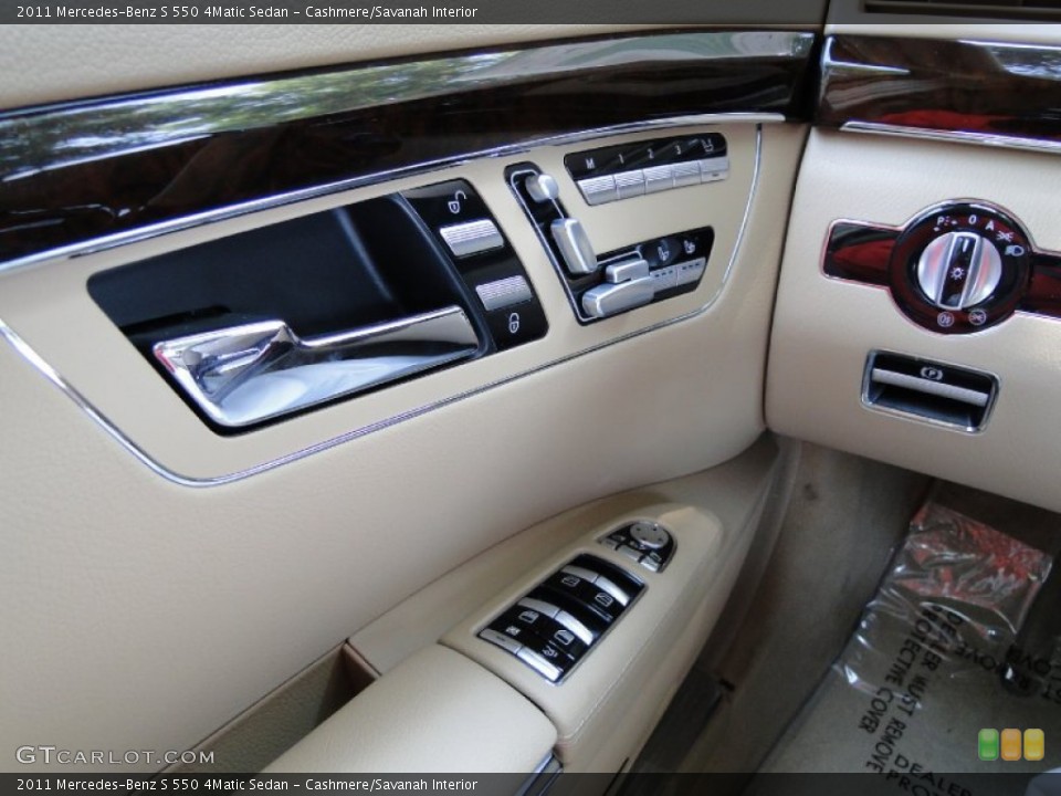 Cashmere/Savanah Interior Controls for the 2011 Mercedes-Benz S 550 4Matic Sedan #49971699