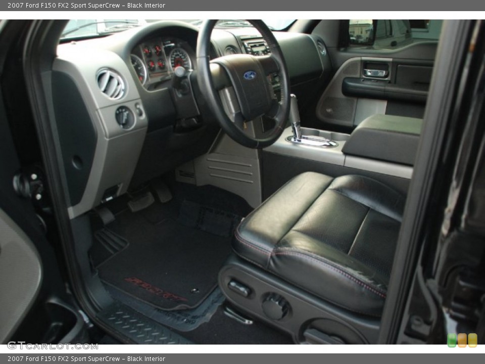 Black Interior Photo for the 2007 Ford F150 FX2 Sport SuperCrew #49972068