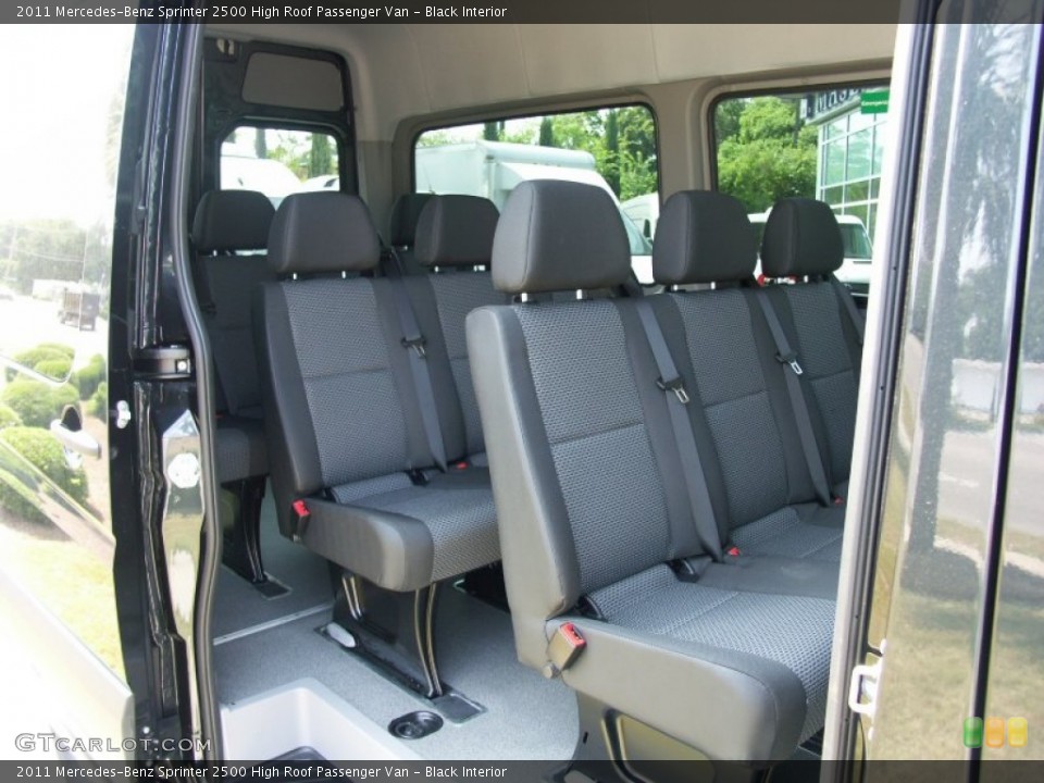 Black Interior Photo for the 2011 Mercedes-Benz Sprinter 2500 High Roof Passenger Van #49973028