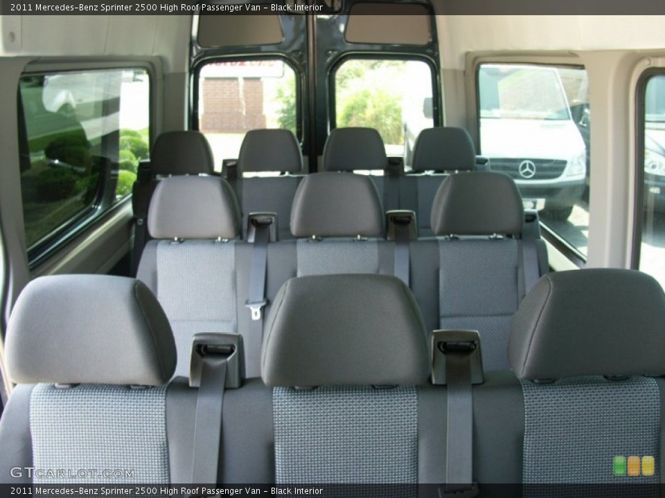 Black Interior Photo for the 2011 Mercedes-Benz Sprinter 2500 High Roof Passenger Van #49973043