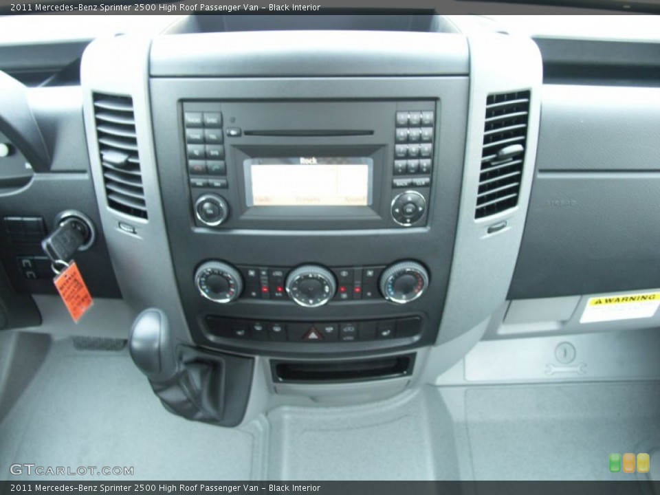 Black Interior Controls for the 2011 Mercedes-Benz Sprinter 2500 High Roof Passenger Van #49973085