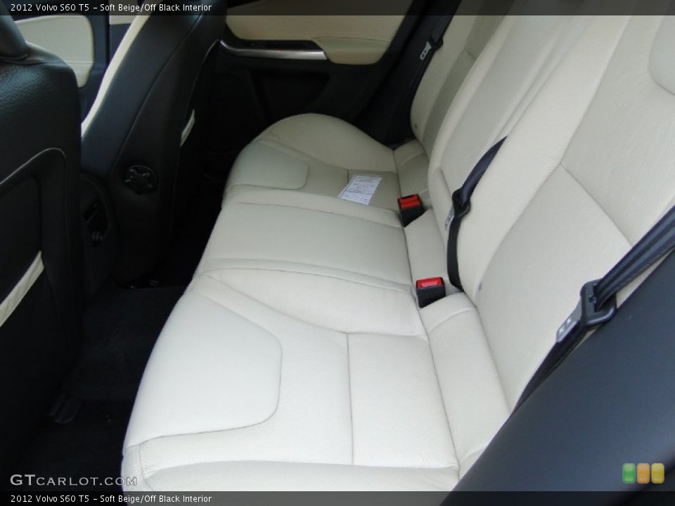 Soft Beige/Off Black Interior Photo for the 2012 Volvo S60 T5 #49974081