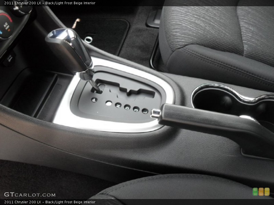 Black/Light Frost Beige Interior Transmission for the 2011 Chrysler 200 LX #49974678