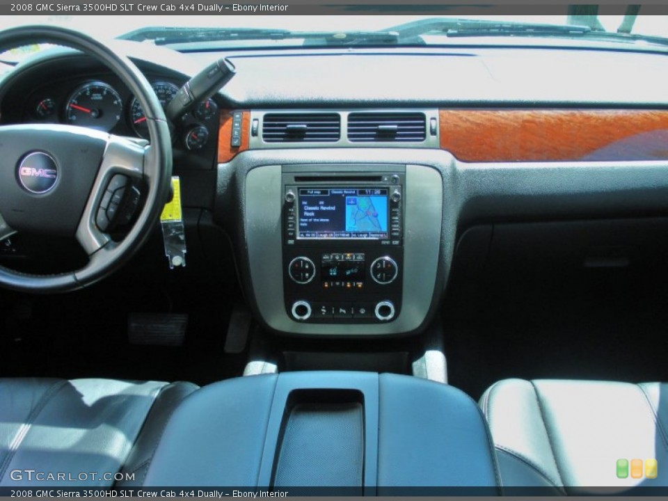 Ebony Interior Dashboard for the 2008 GMC Sierra 3500HD SLT Crew Cab 4x4 Dually #49976418