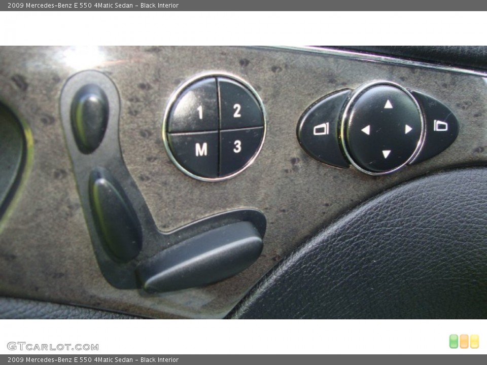 Black Interior Controls for the 2009 Mercedes-Benz E 550 4Matic Sedan #49977465