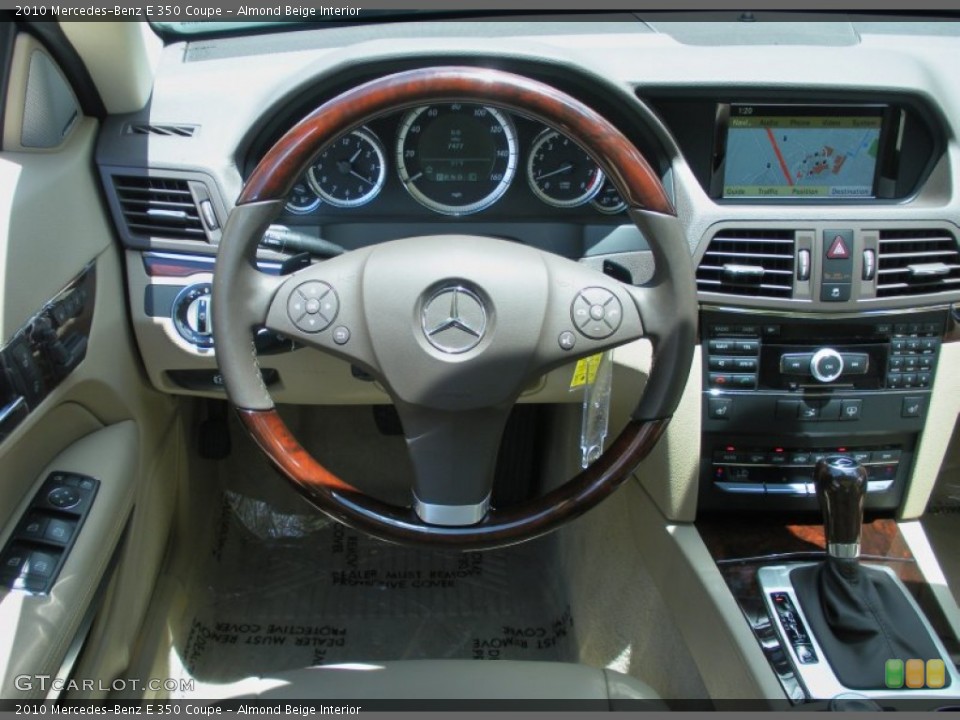 Almond Beige Interior Steering Wheel for the 2010 Mercedes-Benz E 350 Coupe #49978035