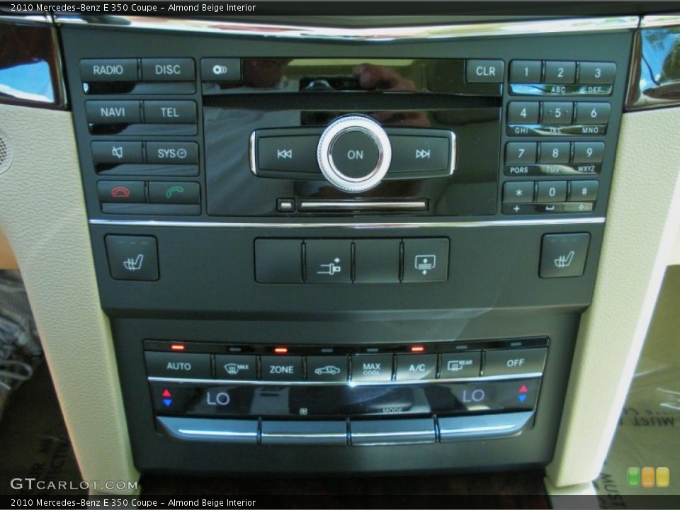 Almond Beige Interior Controls for the 2010 Mercedes-Benz E 350 Coupe #49978116