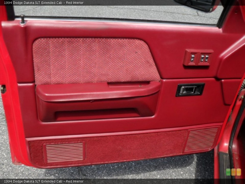 Red Interior Door Panel for the 1994 Dodge Dakota SLT Extended Cab #49979439