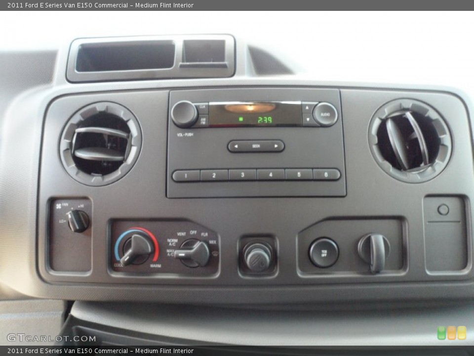 Medium Flint Interior Controls for the 2011 Ford E Series Van E150 Commercial #49979493