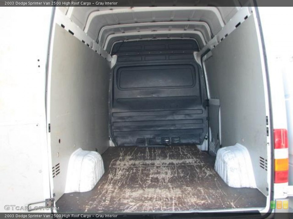 Gray Interior Photo for the 2003 Dodge Sprinter Van 2500 High Roof Cargo #49979811
