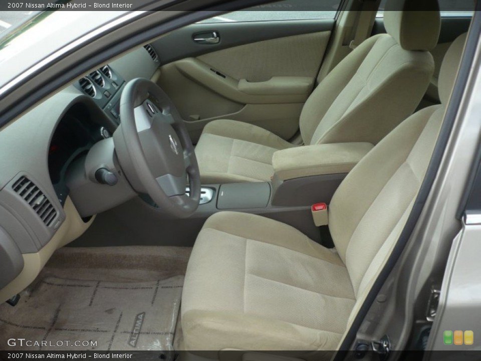 Blond Interior Photo for the 2007 Nissan Altima Hybrid #49980060