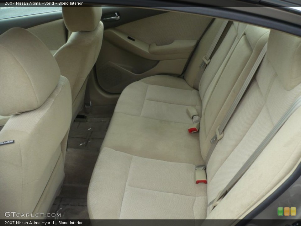 Blond Interior Photo for the 2007 Nissan Altima Hybrid #49980096