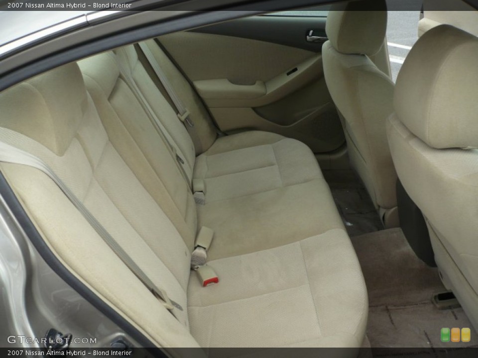 Blond Interior Photo for the 2007 Nissan Altima Hybrid #49980126
