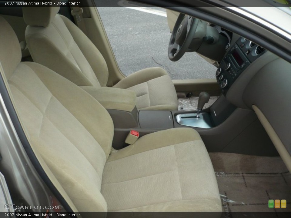 Blond Interior Photo for the 2007 Nissan Altima Hybrid #49980162