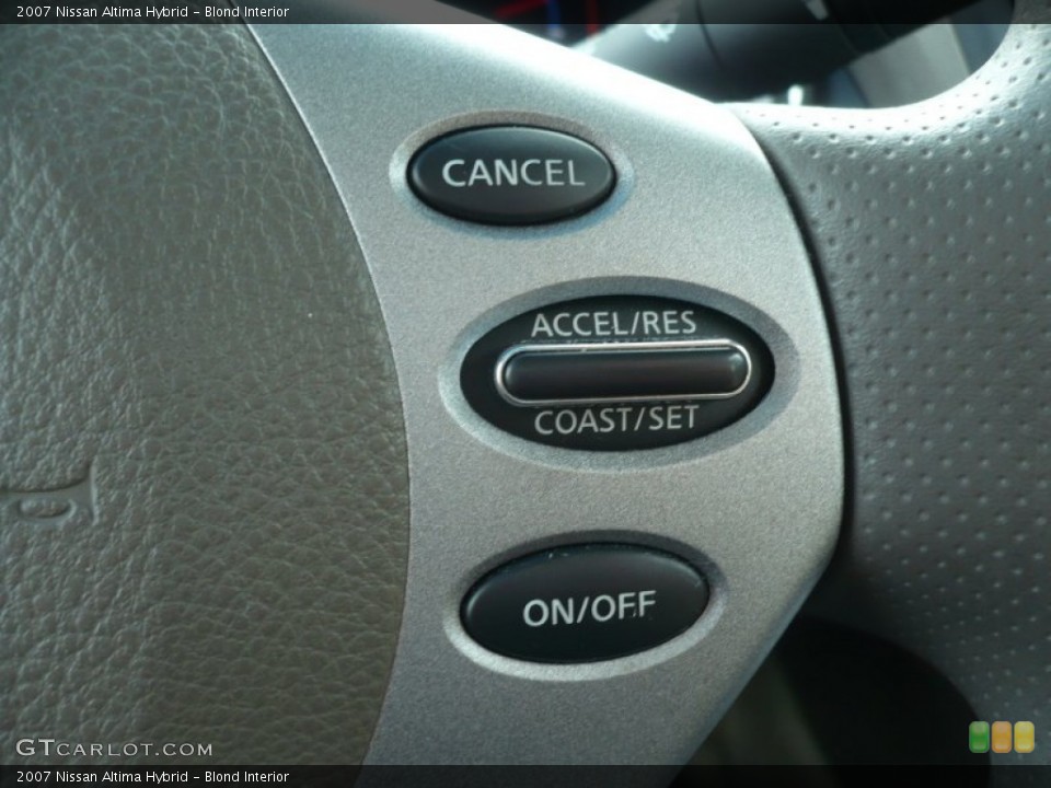 Blond Interior Controls for the 2007 Nissan Altima Hybrid #49980219