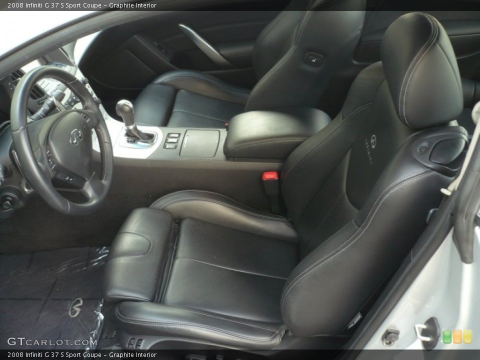 Graphite Interior Photo for the 2008 Infiniti G 37 S Sport Coupe #49981224