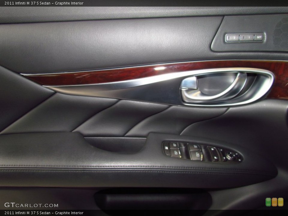 Graphite Interior Door Panel for the 2011 Infiniti M 37 S Sedan #49981977
