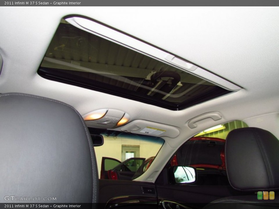 Graphite Interior Sunroof for the 2011 Infiniti M 37 S Sedan #49982076