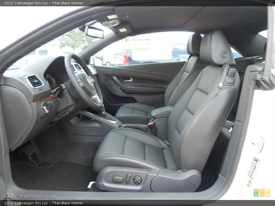 Titan Black Interior Photo for the 2012 Volkswagen Eos Lux #49984080