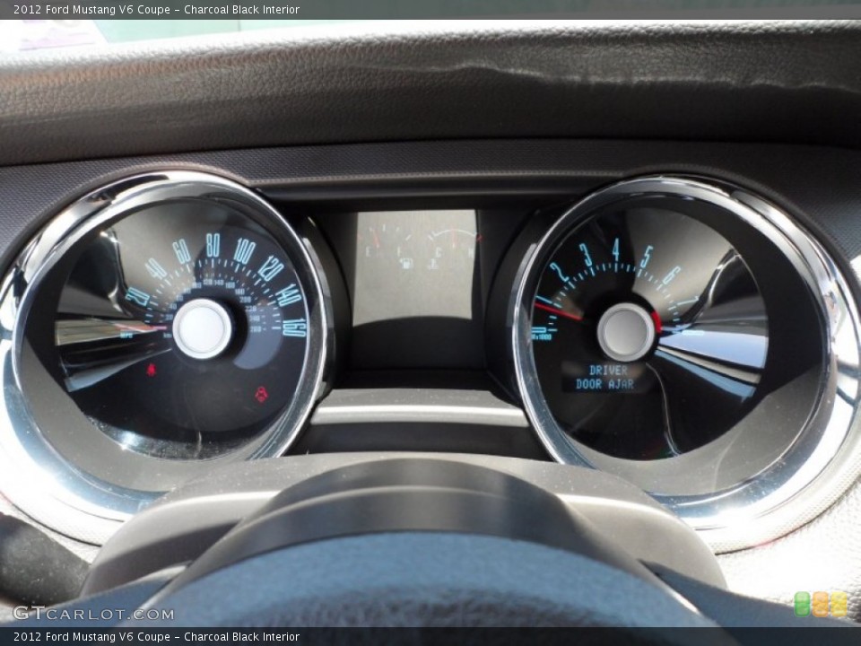 Charcoal Black Interior Gauges for the 2012 Ford Mustang V6 Coupe #49984347