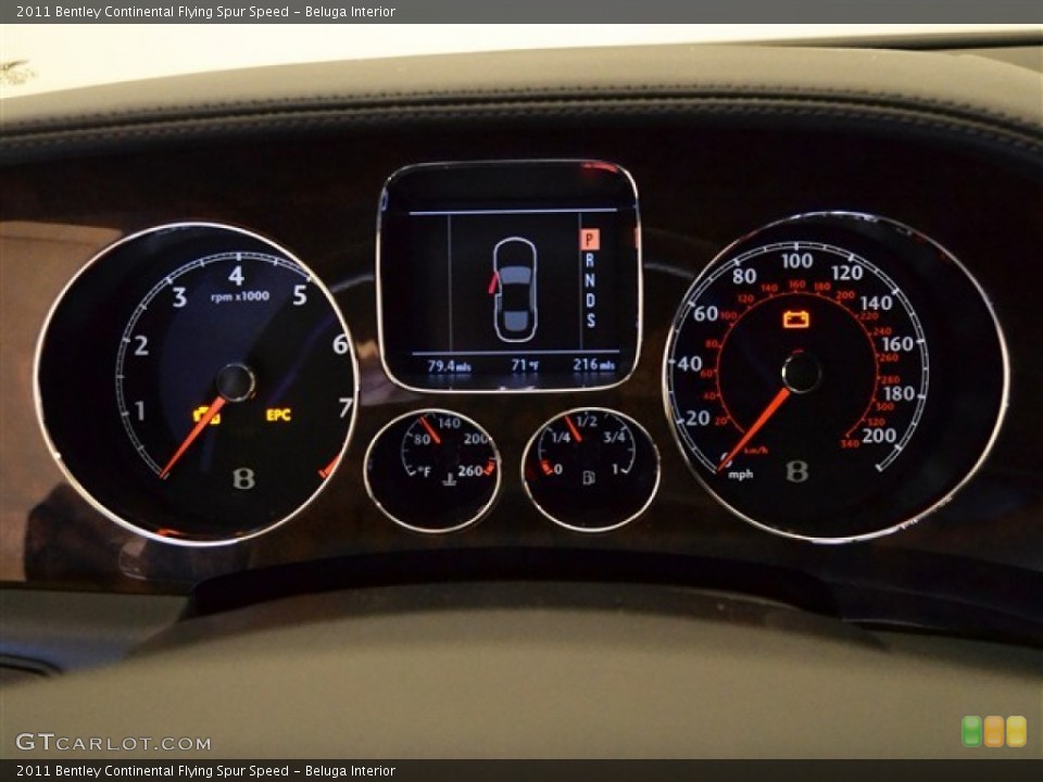 Beluga Interior Gauges for the 2011 Bentley Continental Flying Spur Speed #49992760