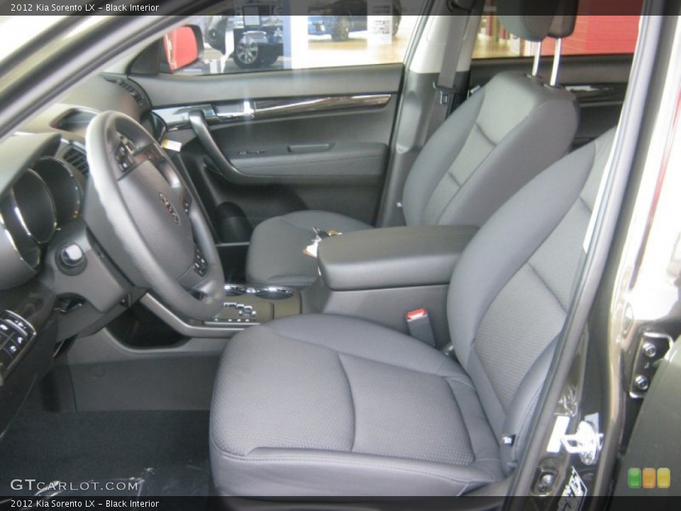 Black Interior Photo for the 2012 Kia Sorento LX #49993267
