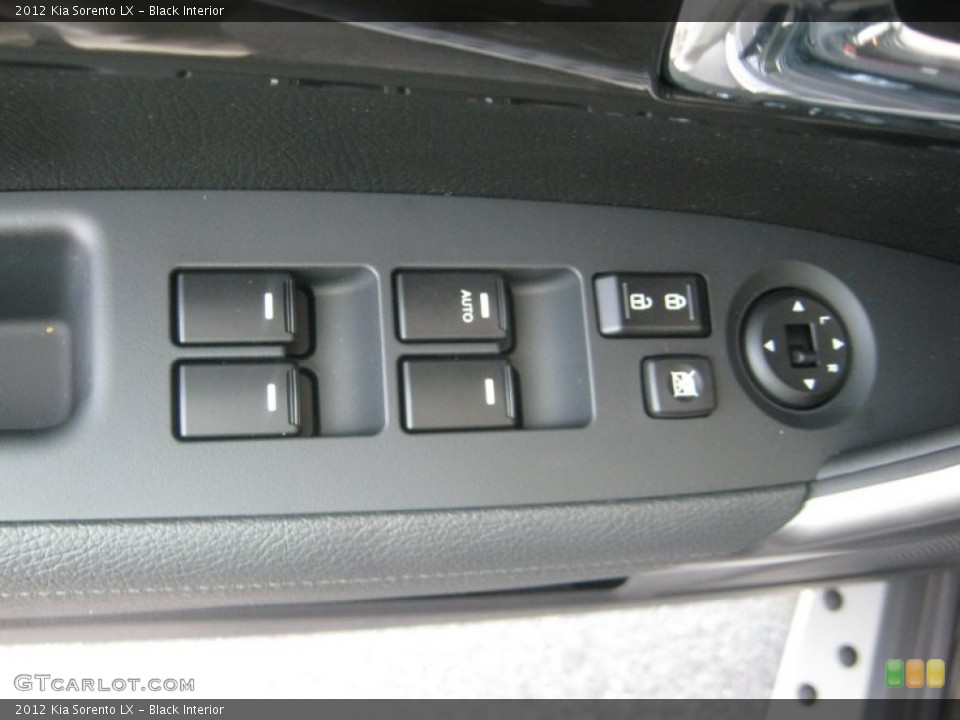 Black Interior Controls for the 2012 Kia Sorento LX #49993297