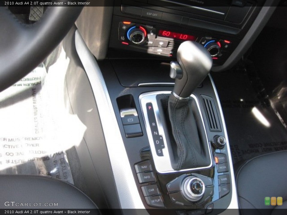 Black Interior Transmission for the 2010 Audi A4 2.0T quattro Avant #49993660