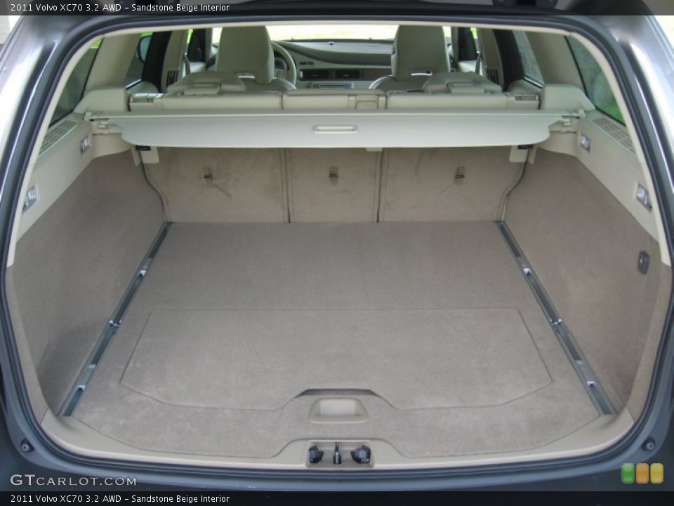 Sandstone Beige Interior Trunk for the 2011 Volvo XC70 3.2 AWD #49993951