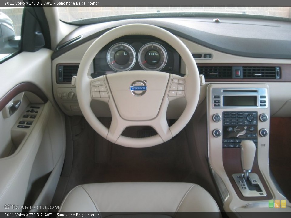 Sandstone Beige Interior Dashboard for the 2011 Volvo XC70 3.2 AWD #49994104