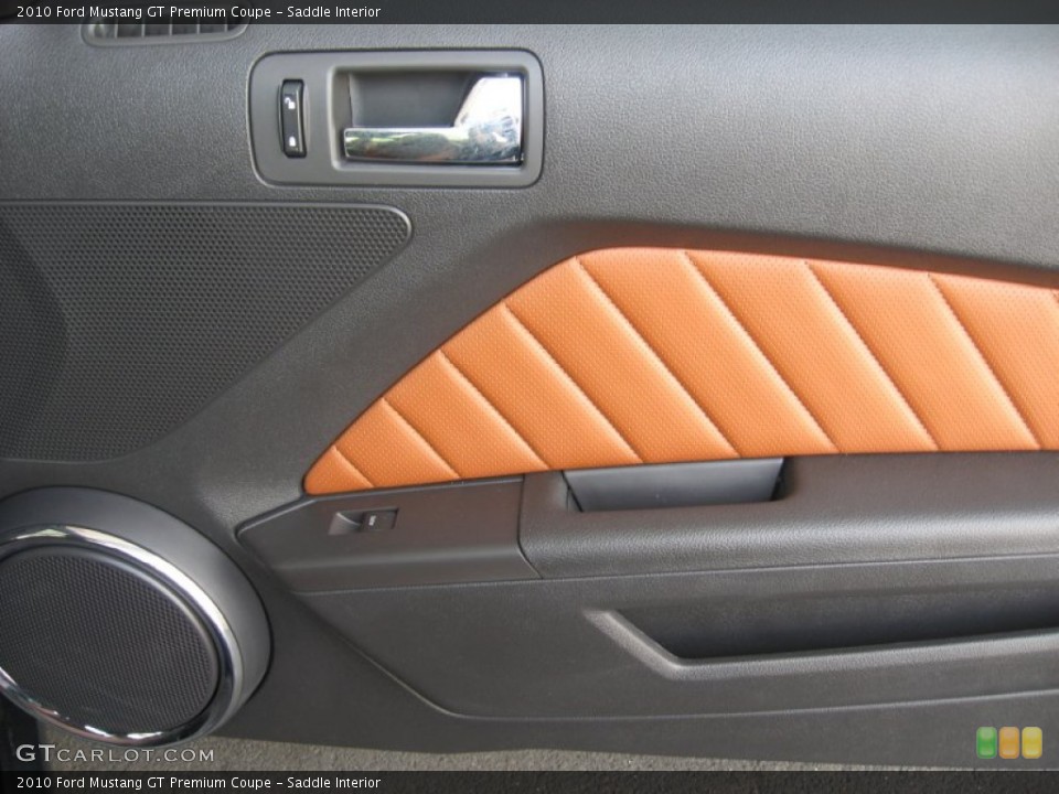 Saddle Interior Door Panel for the 2010 Ford Mustang GT Premium Coupe #49994710