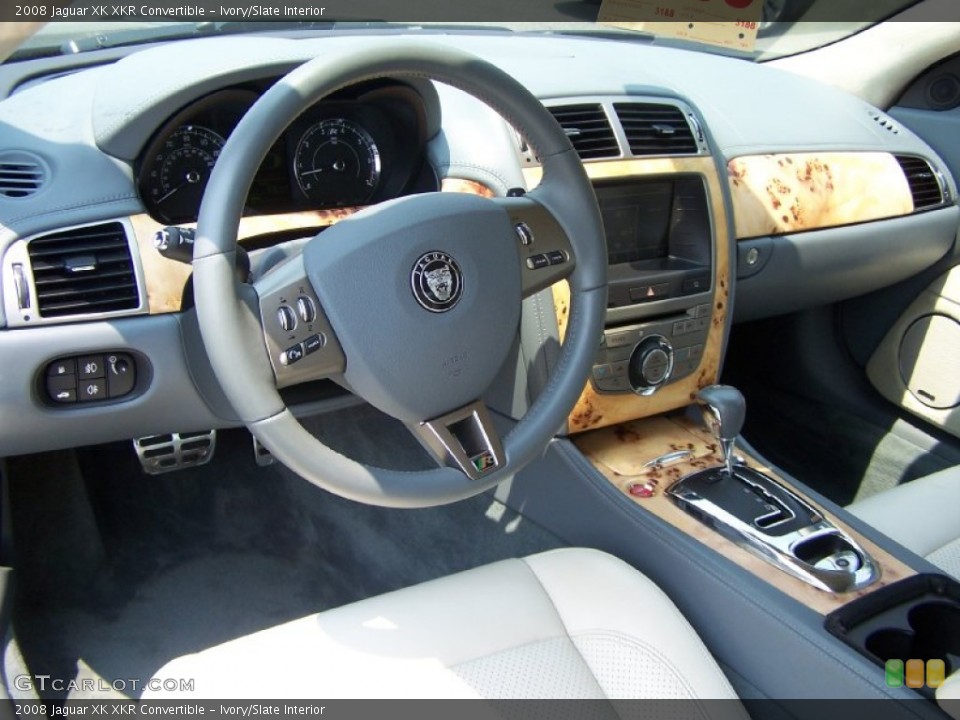 Ivory/Slate Interior Dashboard for the 2008 Jaguar XK XKR Convertible #49995601