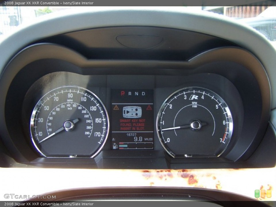 Ivory/Slate Interior Gauges for the 2008 Jaguar XK XKR Convertible #49995634